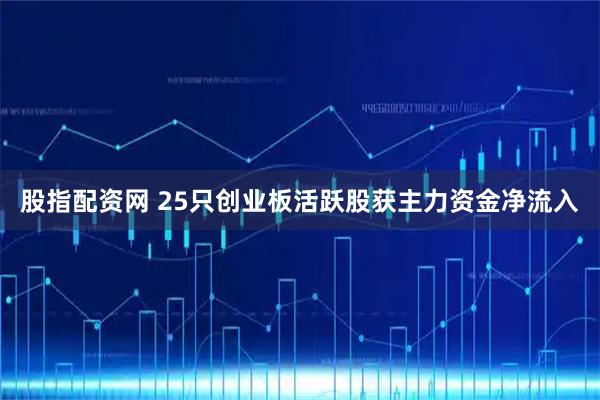 股指配资网 25只创业板活跃股获主力资金净流入